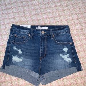 Garage High Rise Denim Shorts Size 25